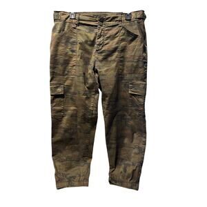 Anthropologie Sanctuary Standard Surplus Womens Cargo Pants Camo Jogger Size Med
